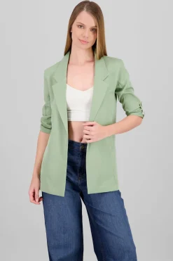 Saco Manga 3/4 Aberturas Laterales