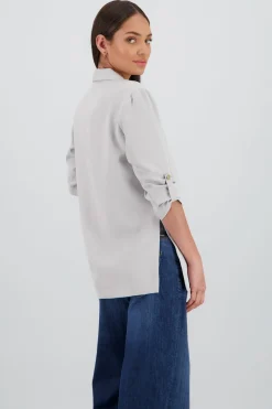 Saco Manga 3/4 Aberturas Laterales