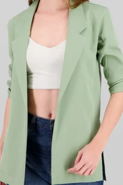 Saco Manga 3/4 Aberturas Laterales