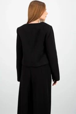 Saco tweed con bolsas y botones Hypsters