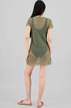 Salida de baño mini red manga corta