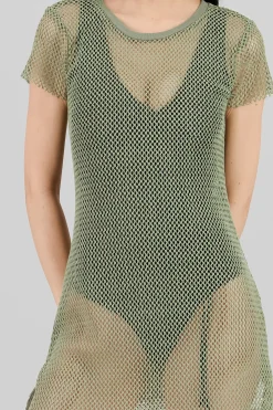 Salida de baño mini red manga corta