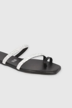 Sandalia Anillo Dedo Brillos