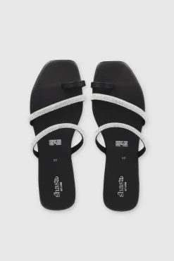 Sandalia Anillo Dedo Brillos