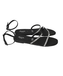 Sandalia brillos pulsera tobillo