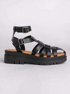 Sandalia cangrejera chunky tiras