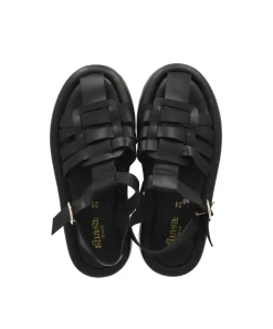 Sandalia cangrejera suela alta