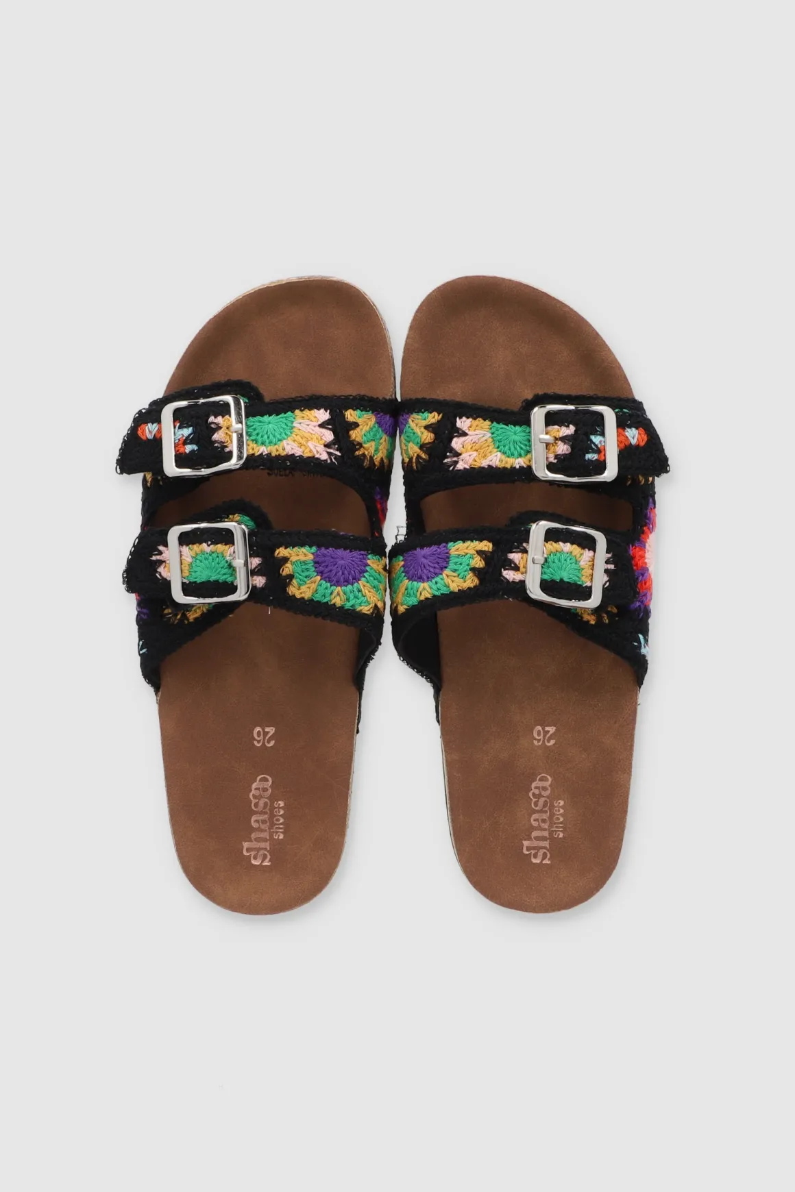 SANDALIA CORCHO TEJIDA