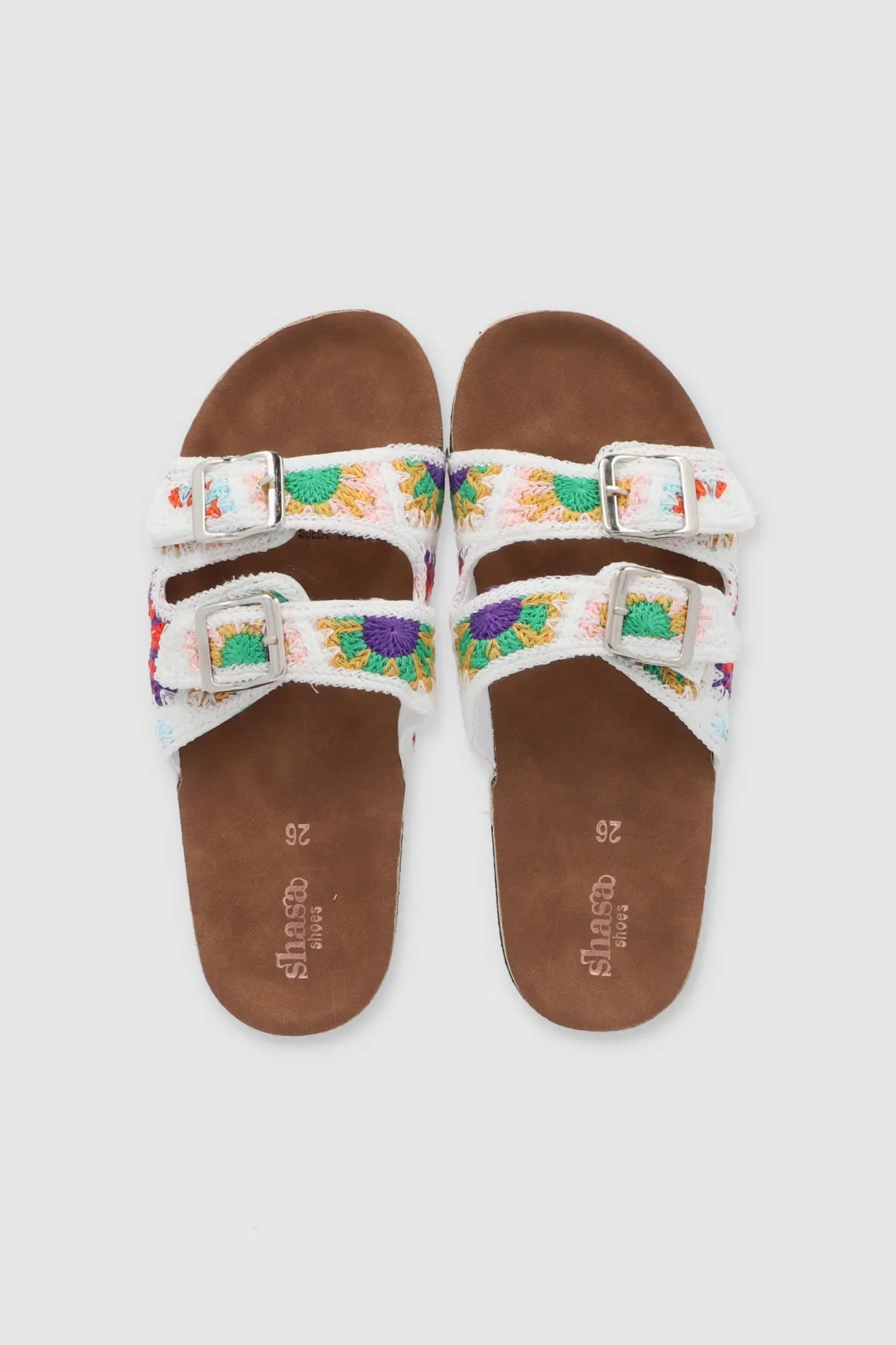 SANDALIA CORCHO TEJIDA