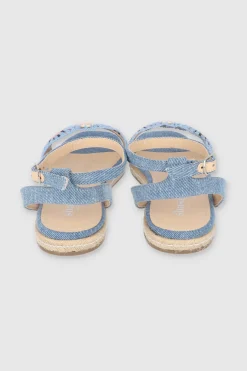 Sandalia crhochet tira tobillo