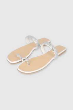 Sandalia Dedo Brillo Grande