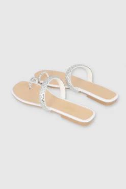 Sandalia Dedo Brillo Grande