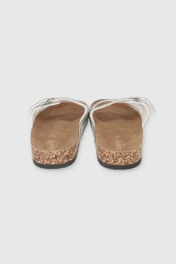 SANDALIA DOS HEBILLAS MED BRILLOS