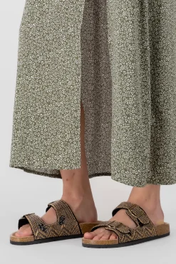 Sandalia Dos Tiras Chaquiras