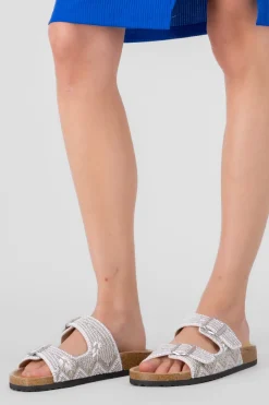 Sandalia Dos Tiras Chaquiras