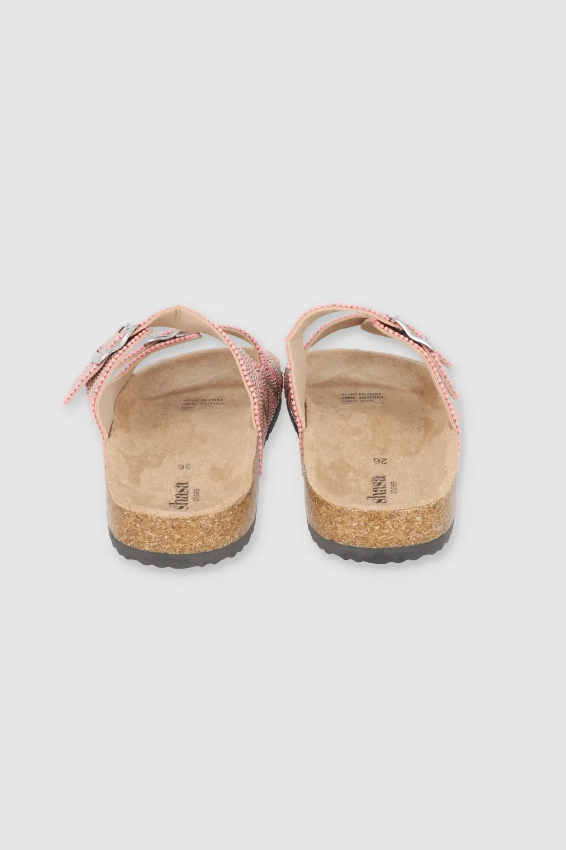 Sandalia Dos Tiras Chaquiras