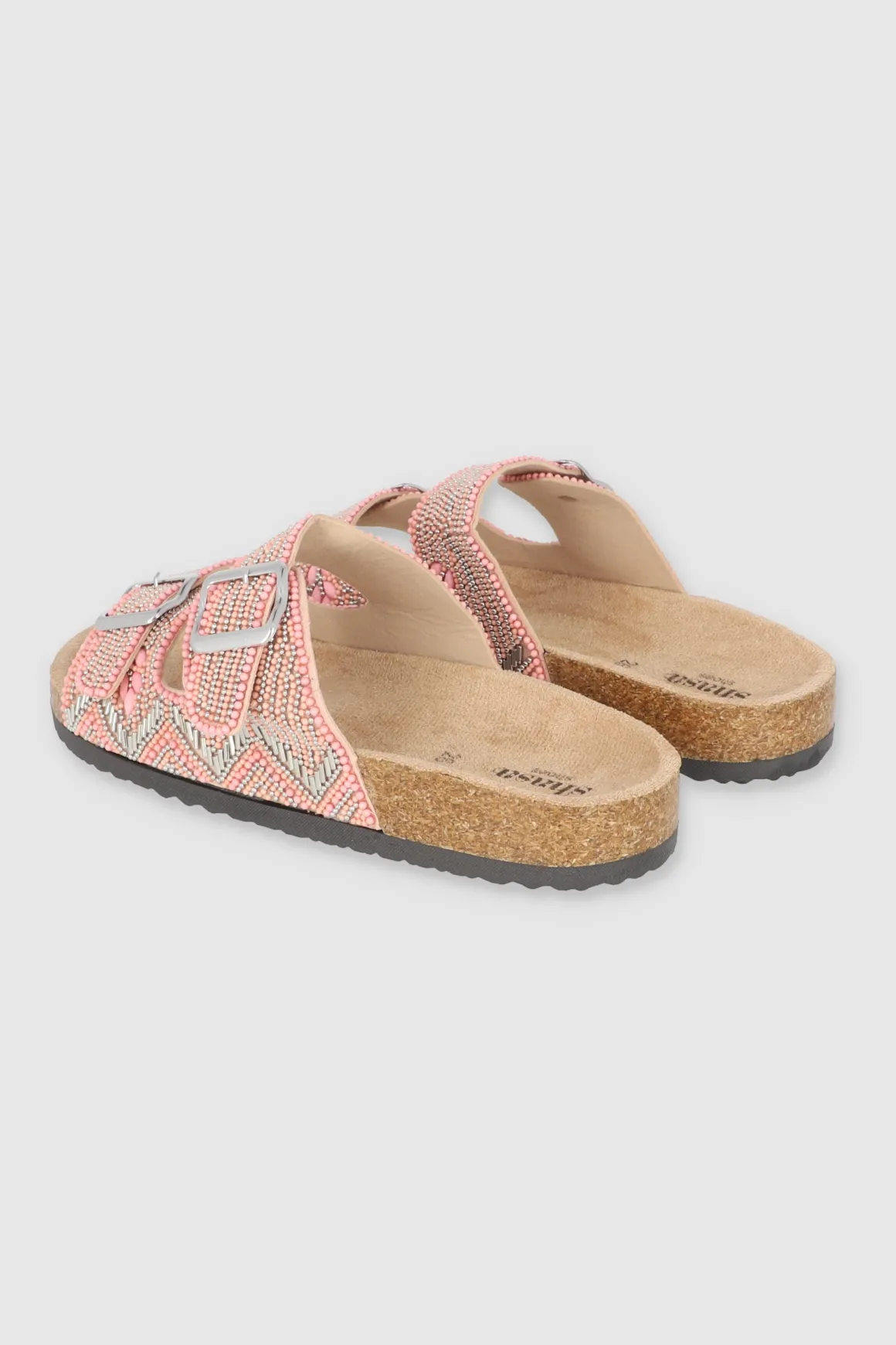 Sandalia Dos Tiras Chaquiras