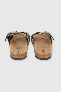 Sandalia dos tiras chaquiras