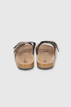 Sandalia Dos Tiras Chaquiras