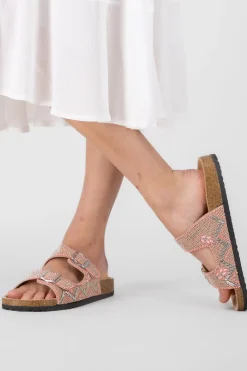 Sandalia Dos Tiras Chaquiras