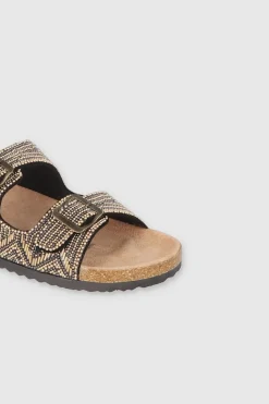 Sandalia Dos Tiras Chaquiras