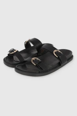 Sandalia dos tiras hebillas sencillas