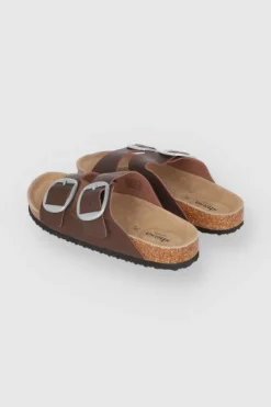 Sandalia Dos Tiras Hebillas Grandes