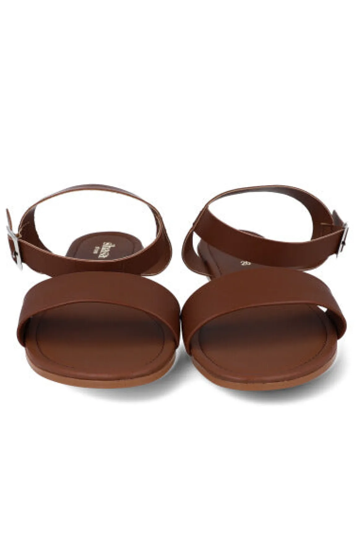 Sandalia efecto piel pulsera tobillo