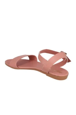 Sandalia efecto piel pulsera tobillo