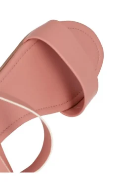 Sandalia efecto piel pulsera tobillo