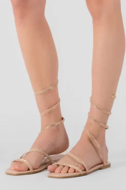 Sandalia Espiral Brillos