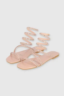 Sandalia Espiral Brillos