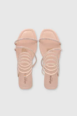 Sandalia Espiral Brillos