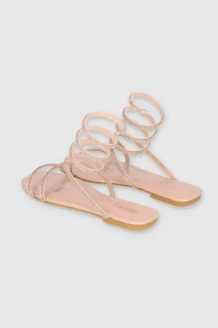 Sandalia Espiral Brillos