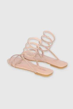 Sandalia Espiral Brillos