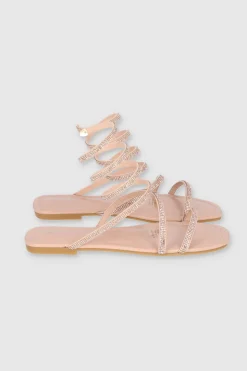 Sandalia Espiral Brillos