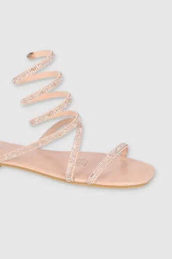 Sandalia Espiral Brillos