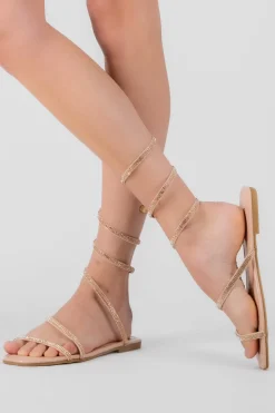 Sandalia Espiral Brillos