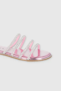 Sandalia Filo Metálico Lines Brillos