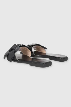 Sandalia flores tropicales 3D