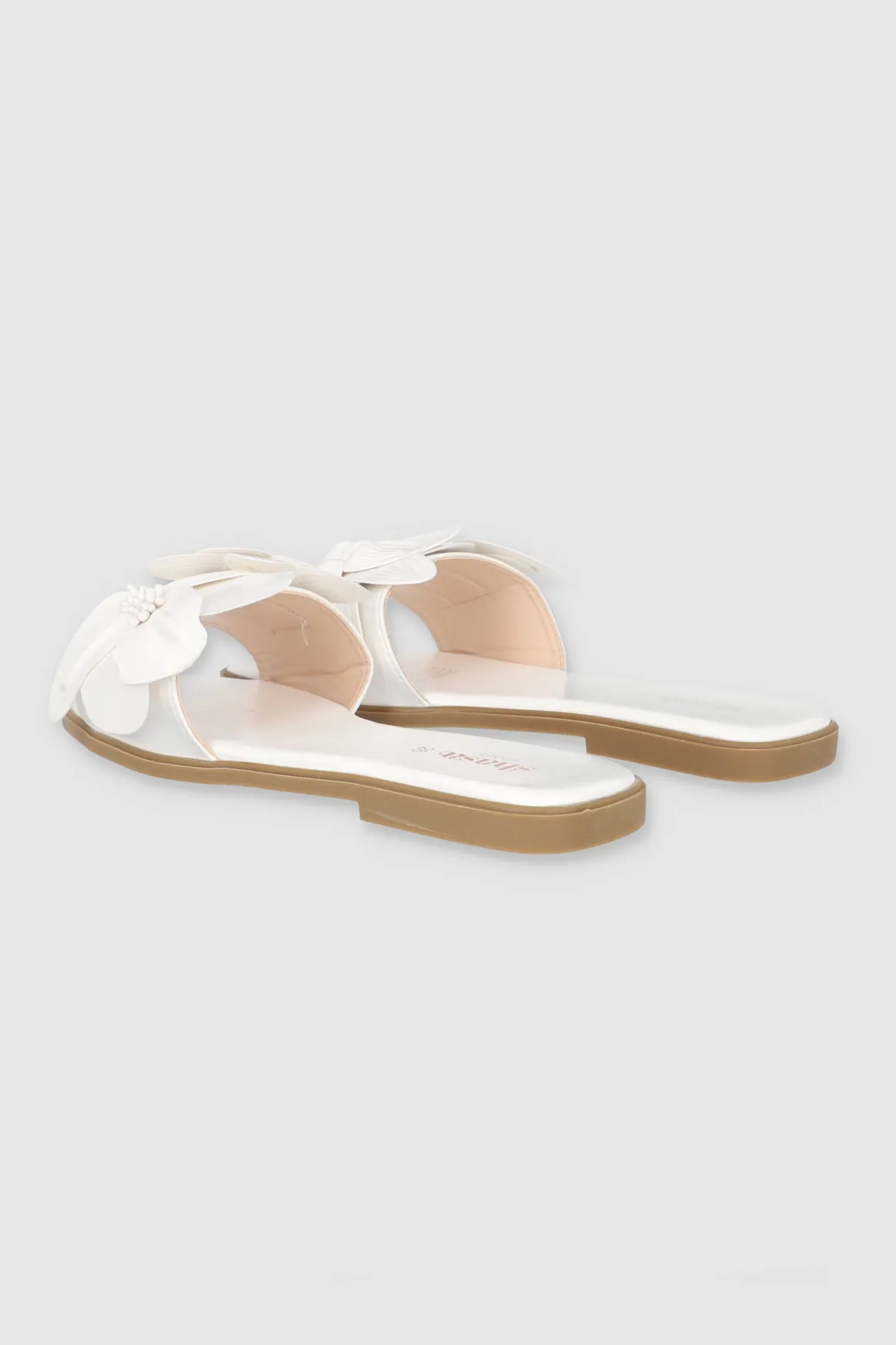 Sandalia flores tropicales 3D