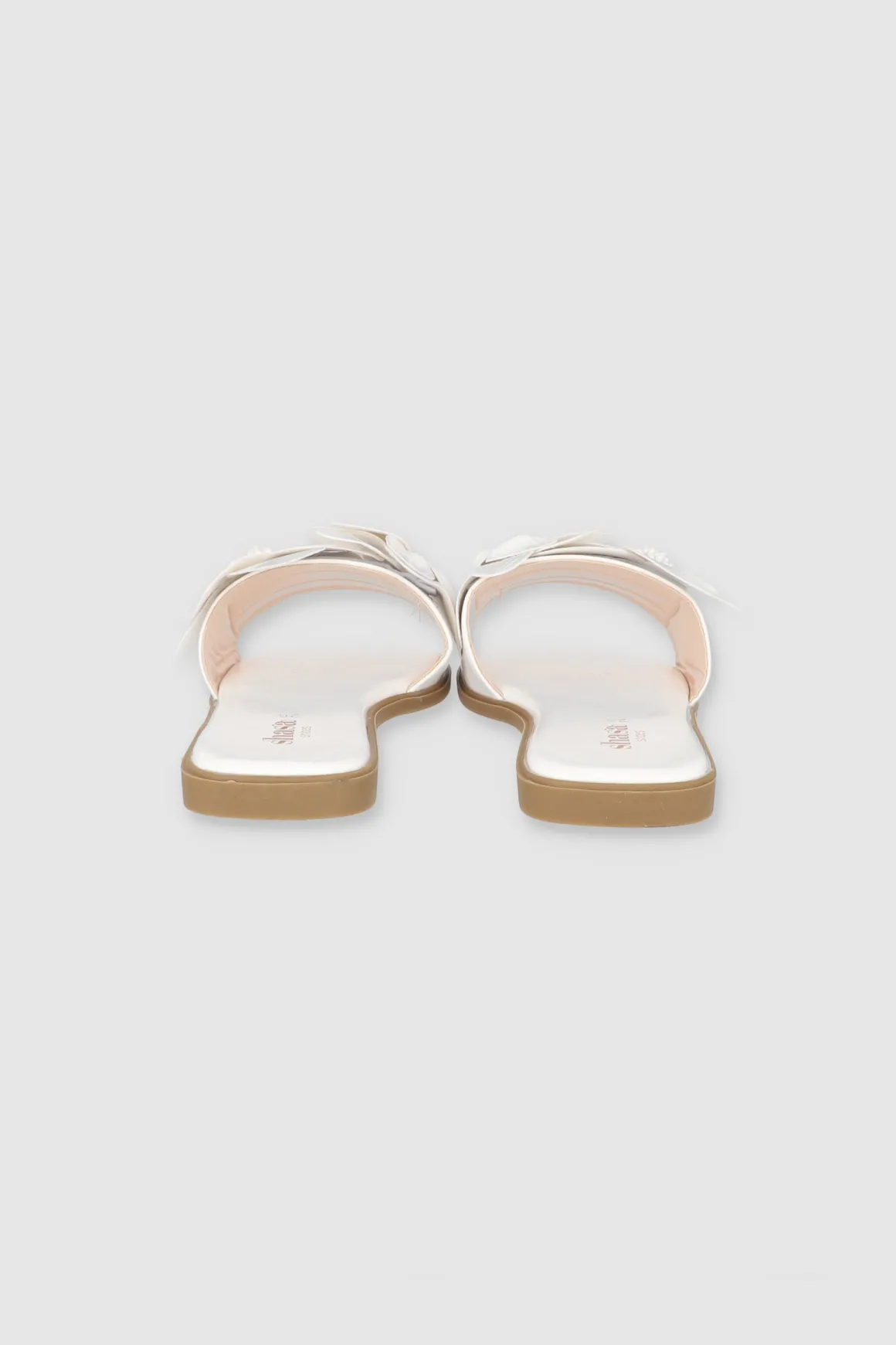 Sandalia flores tropicales 3D