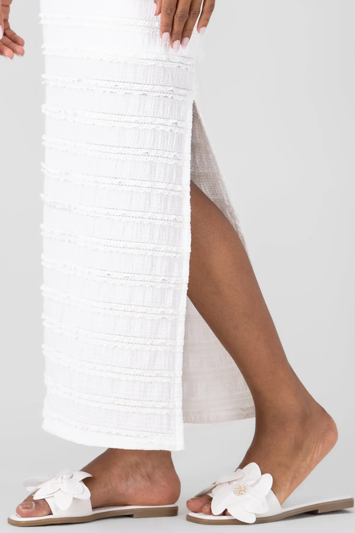 Sandalia flores tropicales 3D