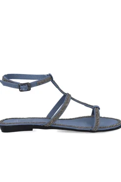 Sandalia gladiador brillos