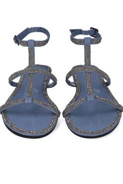 Sandalia gladiador brillos