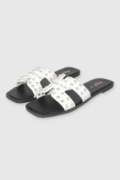 Sandalia greca brillos grandes