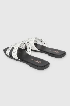 Sandalia greca brillos grandes