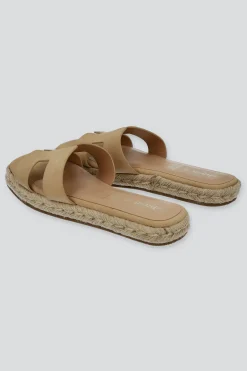 Sandalia greca plataforma yute