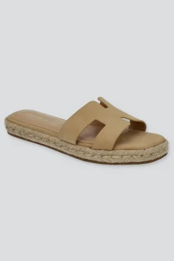 Sandalia greca plataforma yute