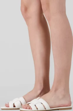 Sandalia greca tira media fluffy